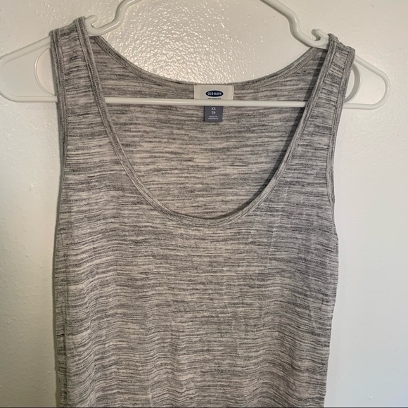 Old Navy Scoop Neck Swing Tank Top Heather Gray - Picture 5 of 7